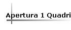 Apertura 1 Quadri